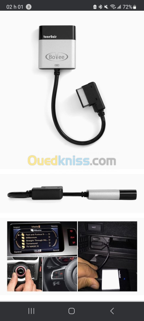 Bluetooth Car Kit for AUDI, VW, Mercedes 