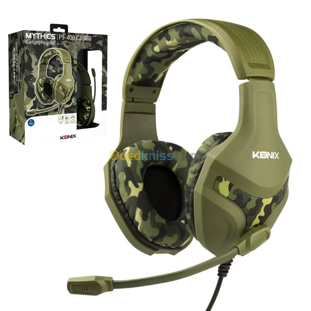 Mythics Casque gaming filaire PS-400 pour console Haut-parleurs 40 mm - Microphone