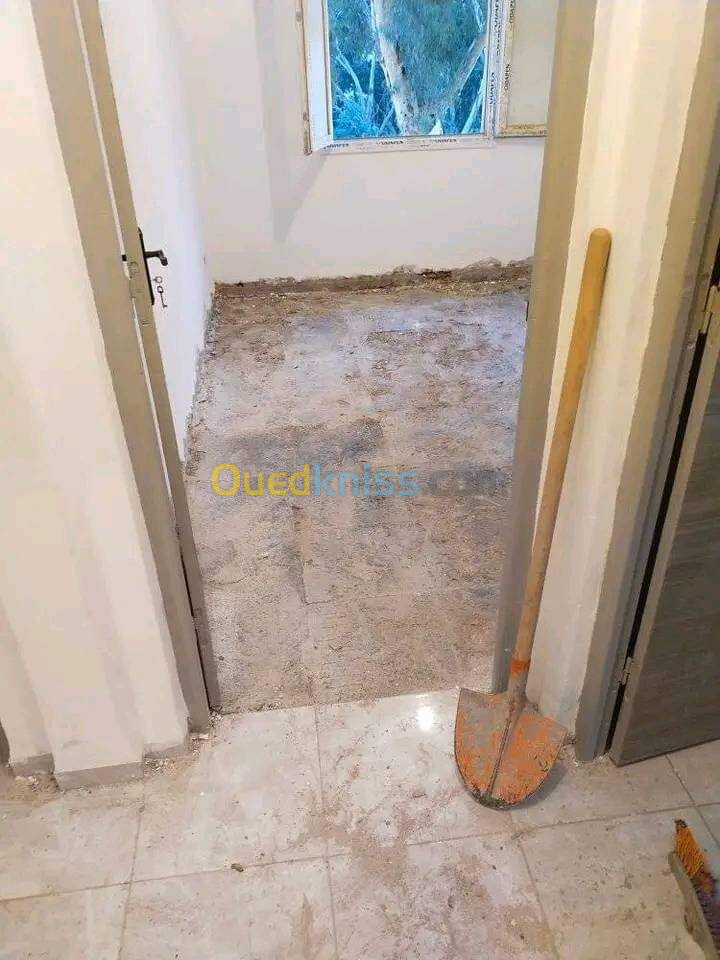 Decapage pour les travaux masonn  تكسار ديكباج بيكاج ترياب مع اخراج المخلفات و نقلها 