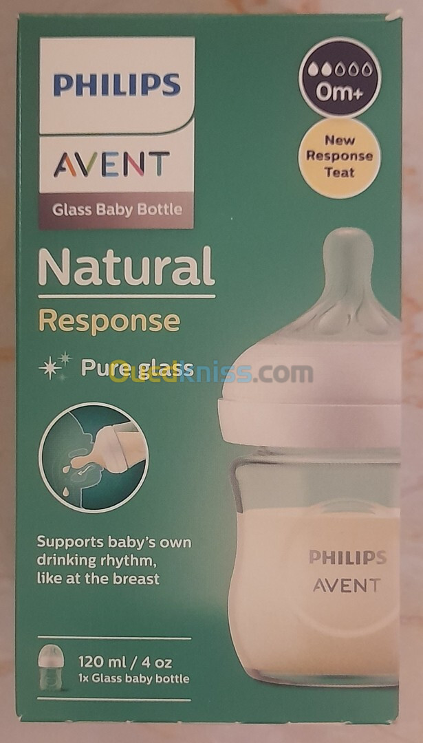 Biberon 120 ml en verre AVENT PHILIPS