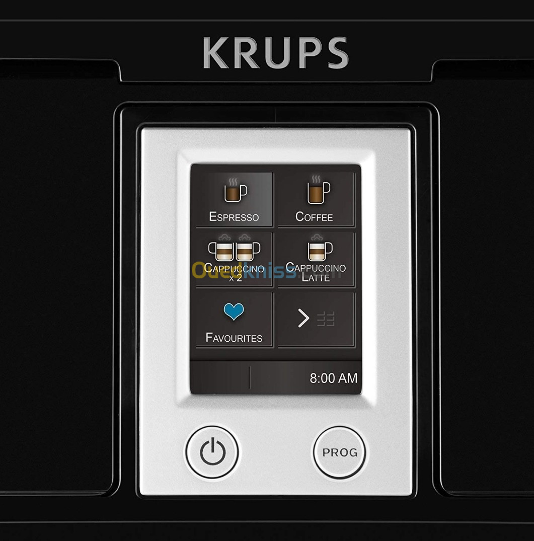 Krups eA8808 2 en 1-touch machine capuucino 1,7 l (noir)