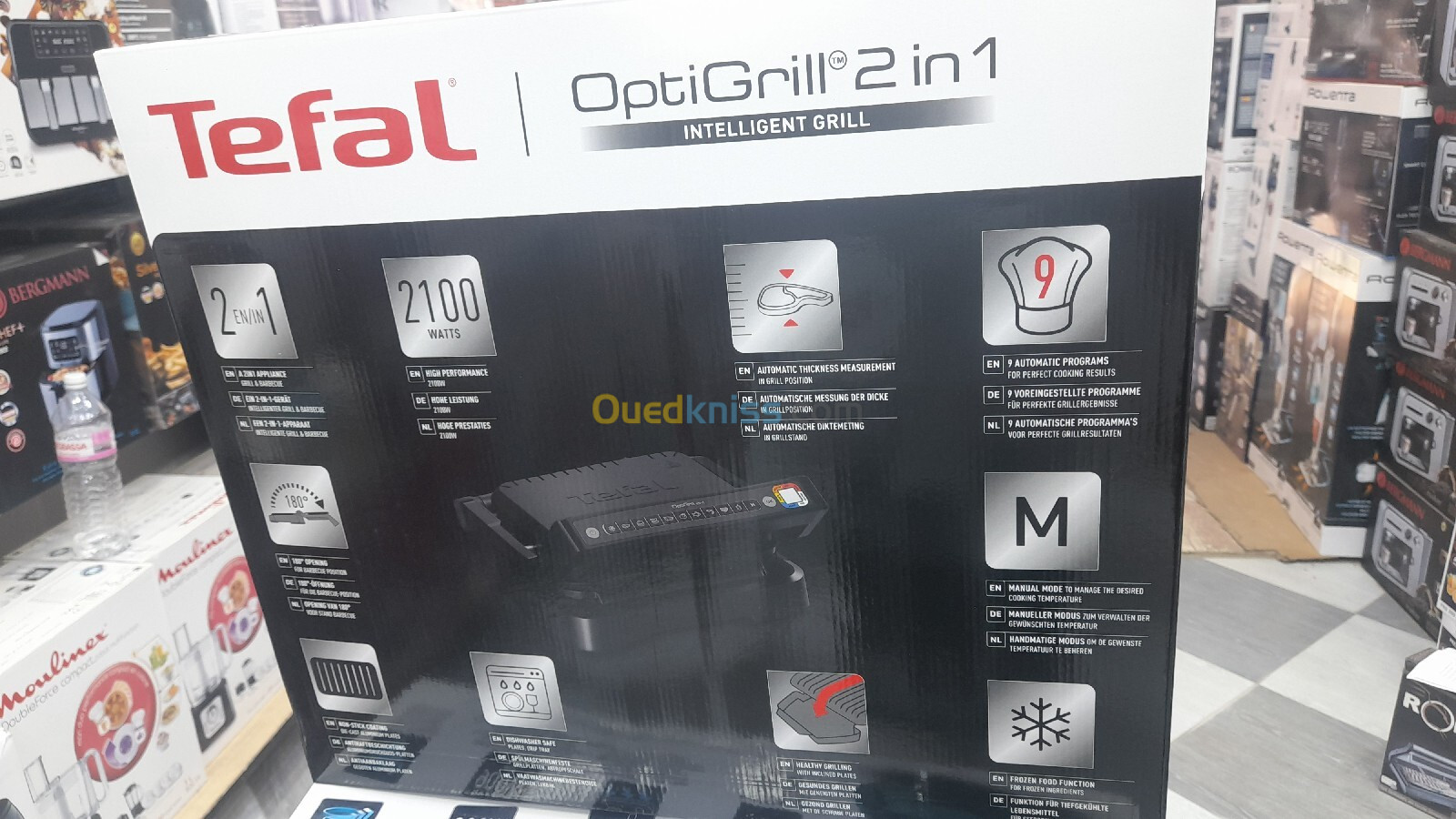 Tefal OptiGrill 2in1 GC772810 contact grill