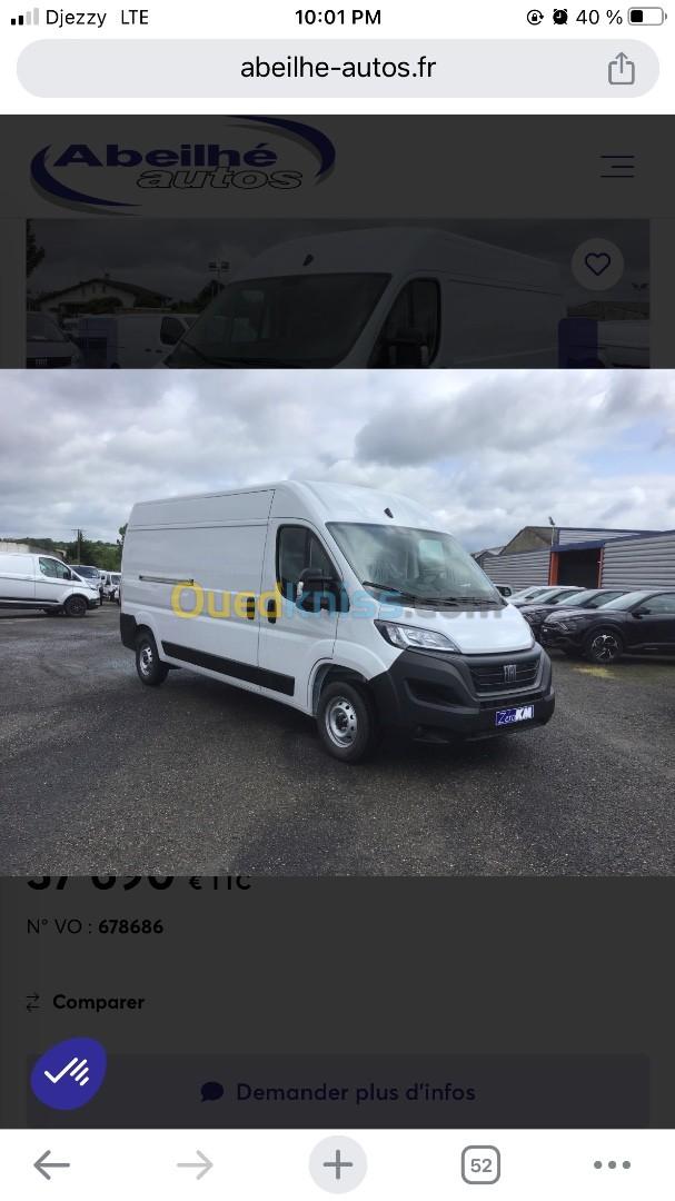 Fiat Ducato 2023 Blanc la tout