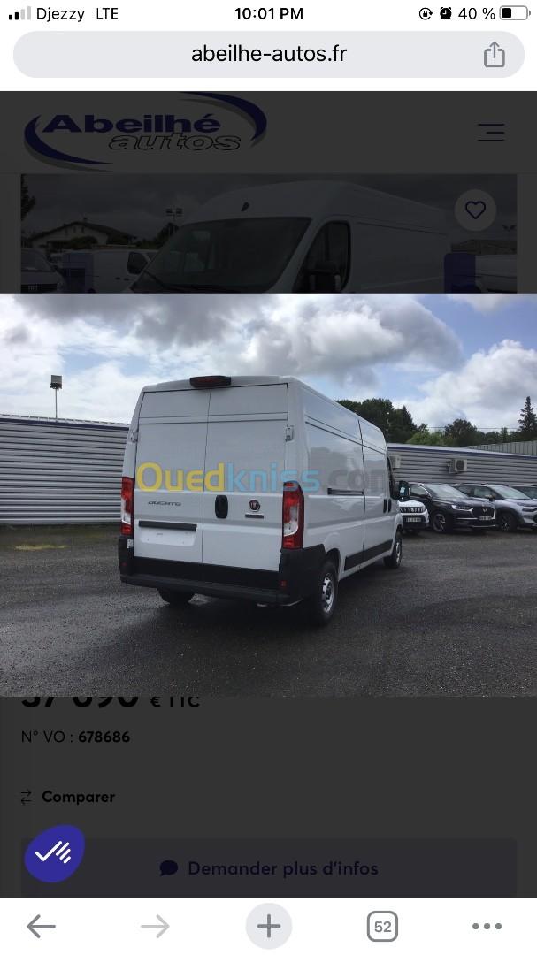 Fiat Ducato 2023 Blanc la tout