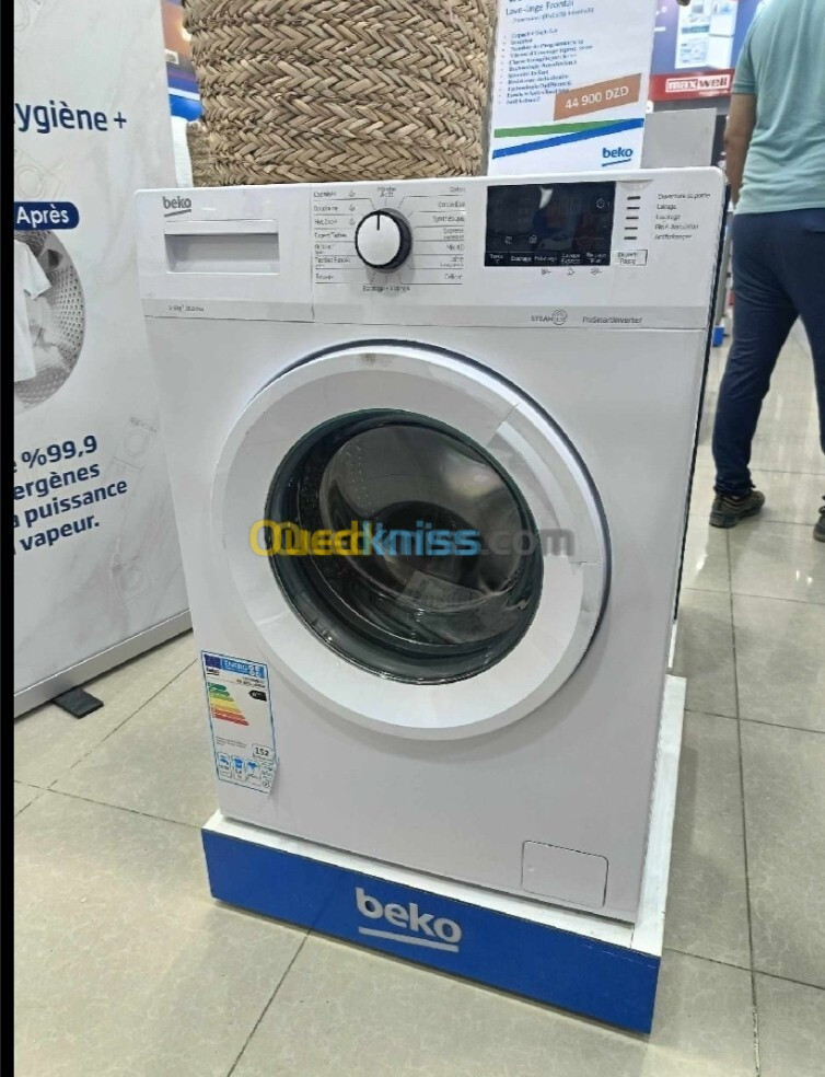 Machine a laver Beko 6 kg blanc avec Vapeur ( steam wash ) garantie 2 ans 