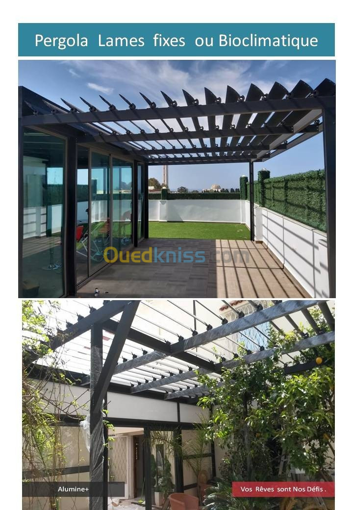 Véranda  / Pergola  /  En aluminium 