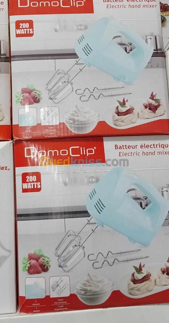 Batteur À Main 5 Vitesses 200W DomoClip