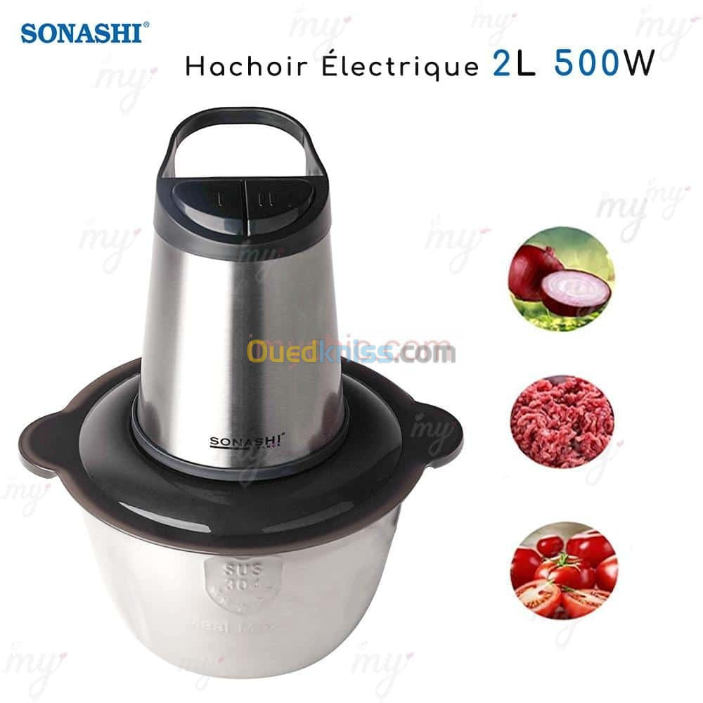 Mini Hachoir Électrique 2L 500W - Sonashi