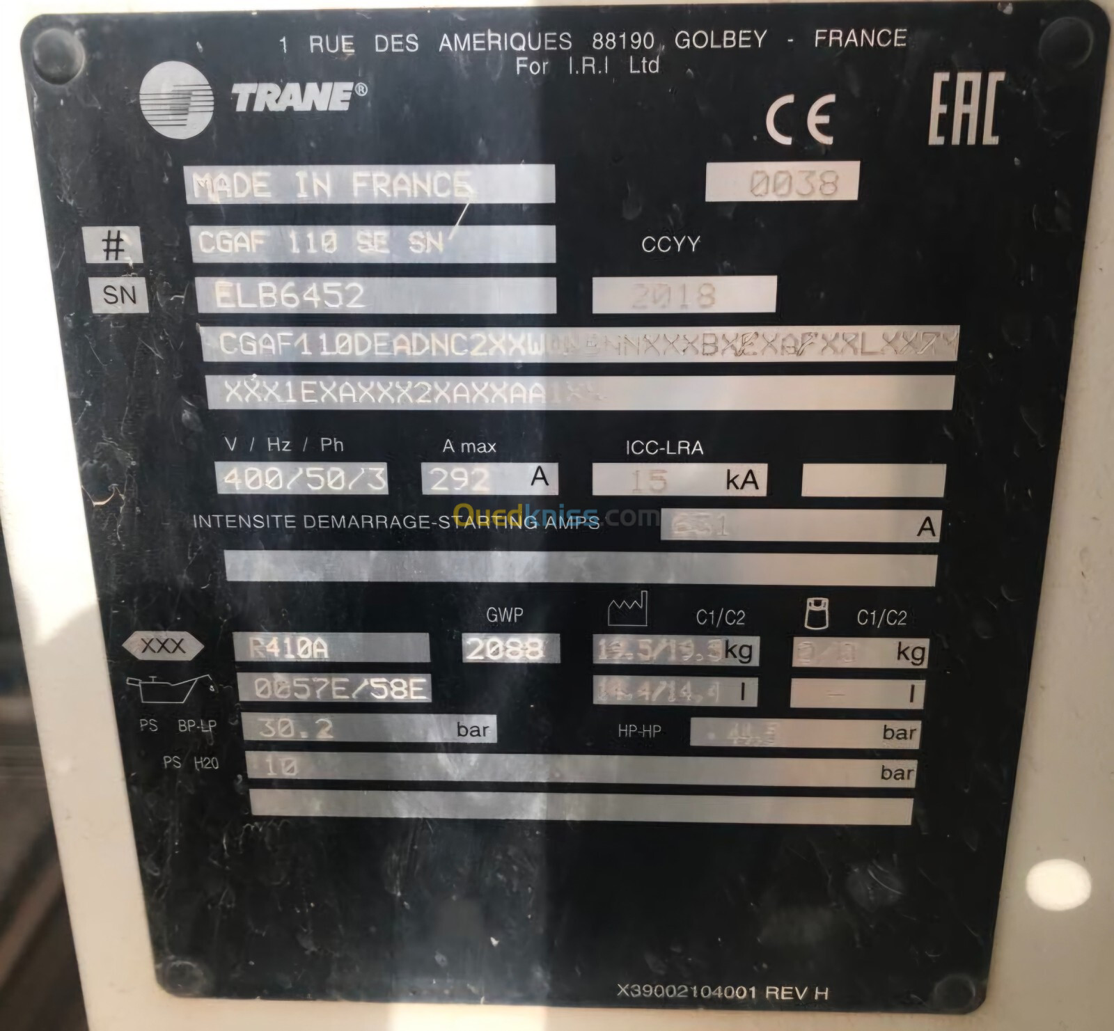 CTA Trane Robatherm