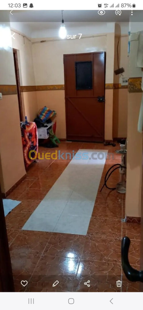 Vente Appartement F3 Sidi Bel Abbès Sidi bel abbes