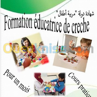 Formation éducatrice crèche avec stage pratique 100% pratique