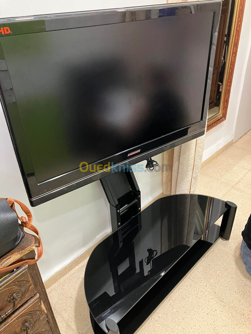 Vend un meuble de télévision avec une télé de 55cm et une autre de 32 pouces 