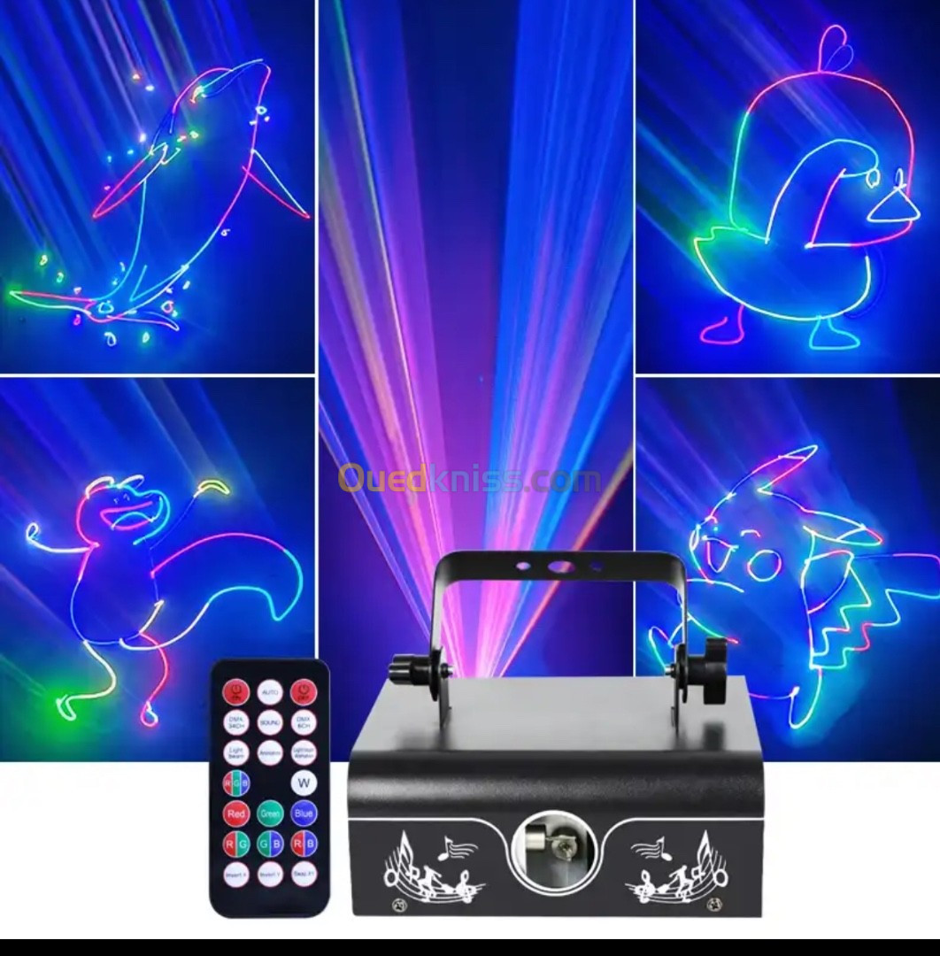 Jeux de lumière laser 