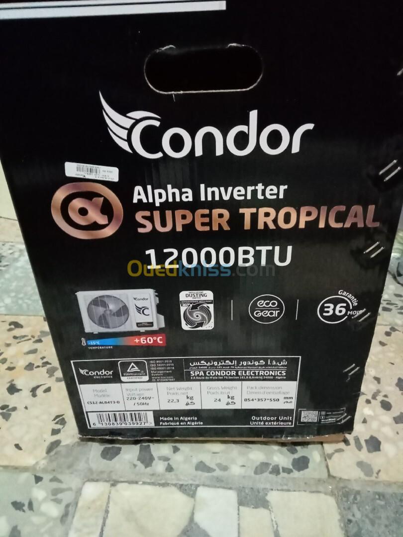 CLIMATISEUR CONDOR 12000 BTU SUPER TROPICAL INVERTER