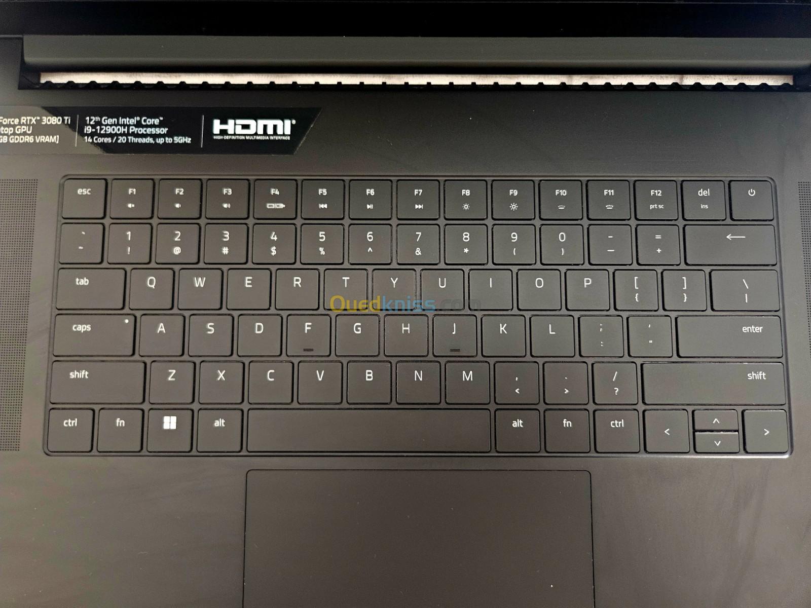 RAZER BLADE 17 POUCES  / i9 12900, RTX 3080 Ti 16G / 14 cores, 20 threads up to 5 Ghz