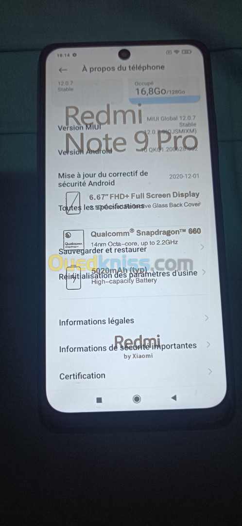 Redmi note 9 pro 5g 8/128 5g