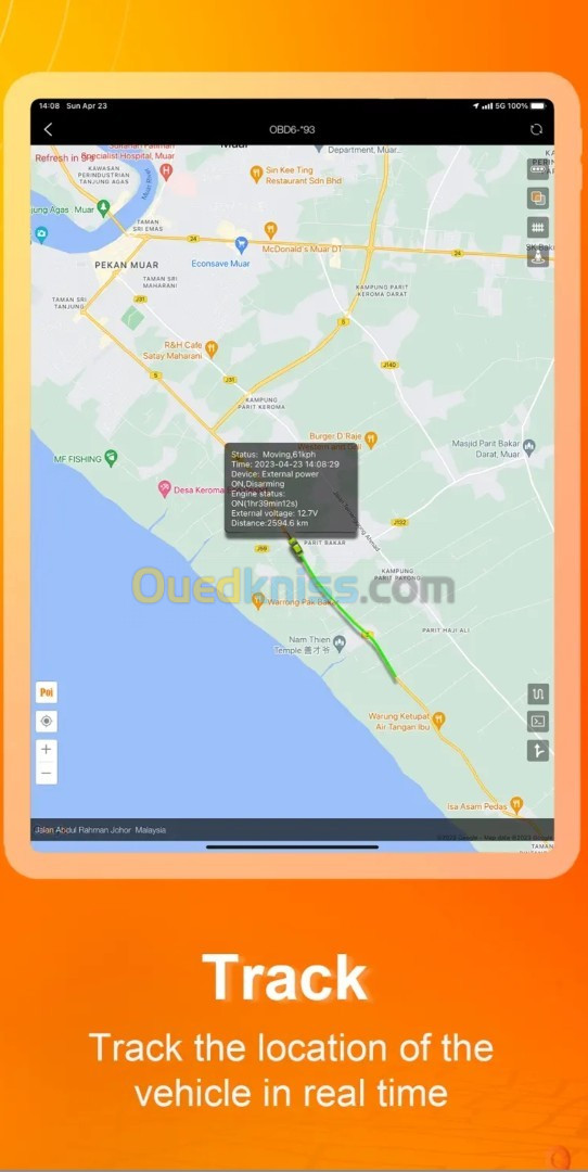 Plateforme pour GPS TRACKER 