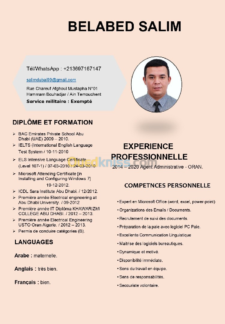 Agent Administratif 