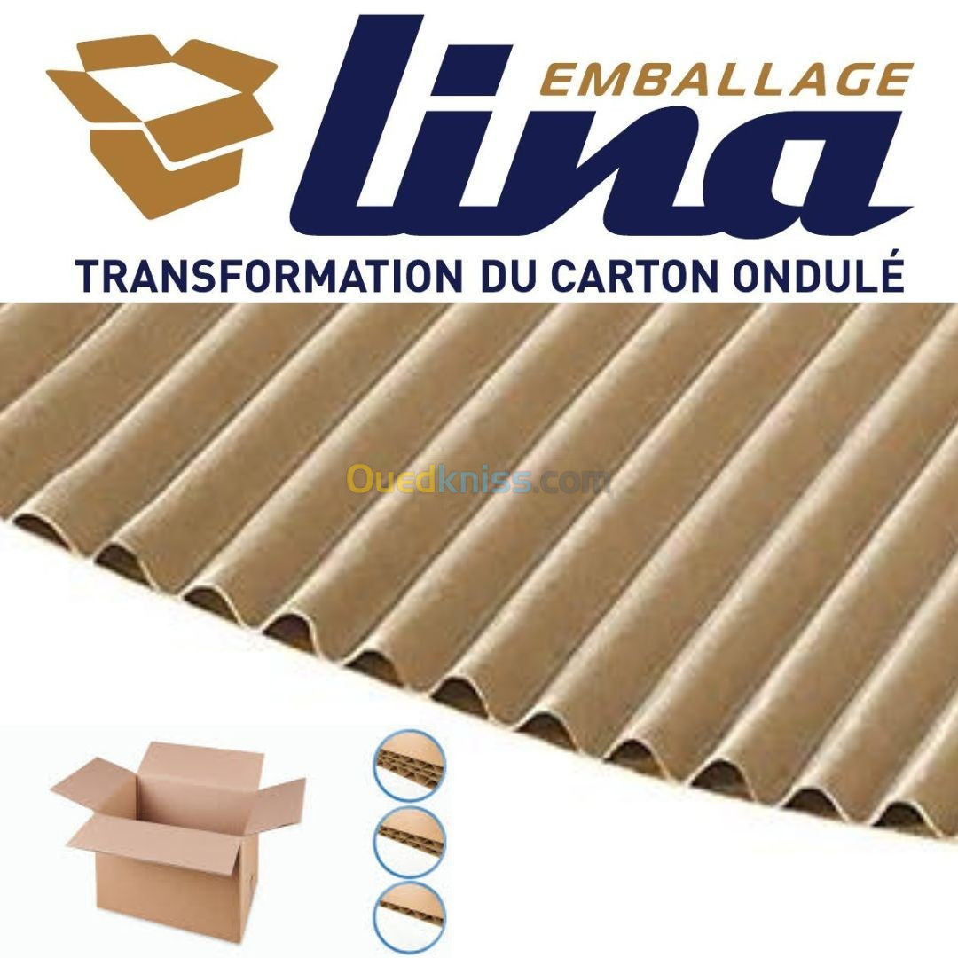 Lina Emballage - Carton ondulé 