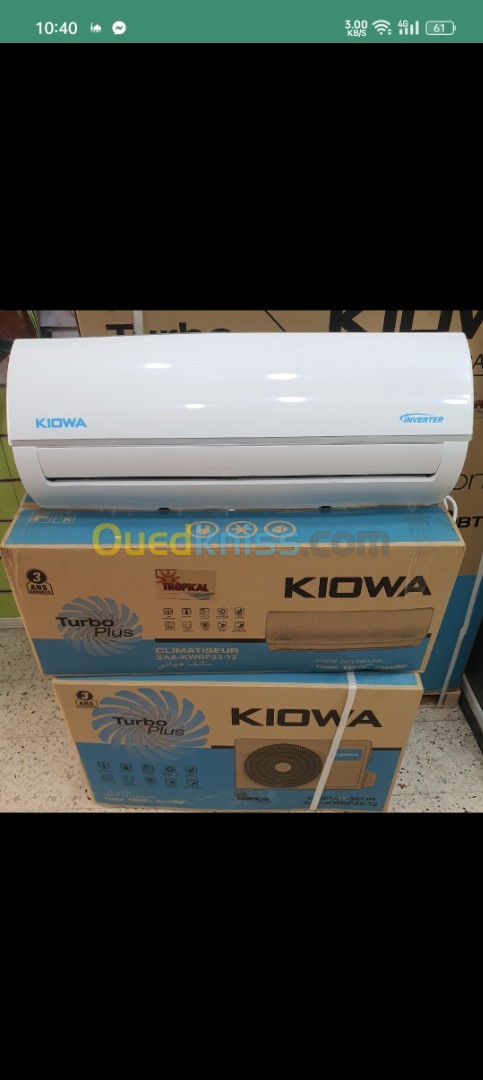 Climatiseur KIOWA inverter tropical 12000Btu