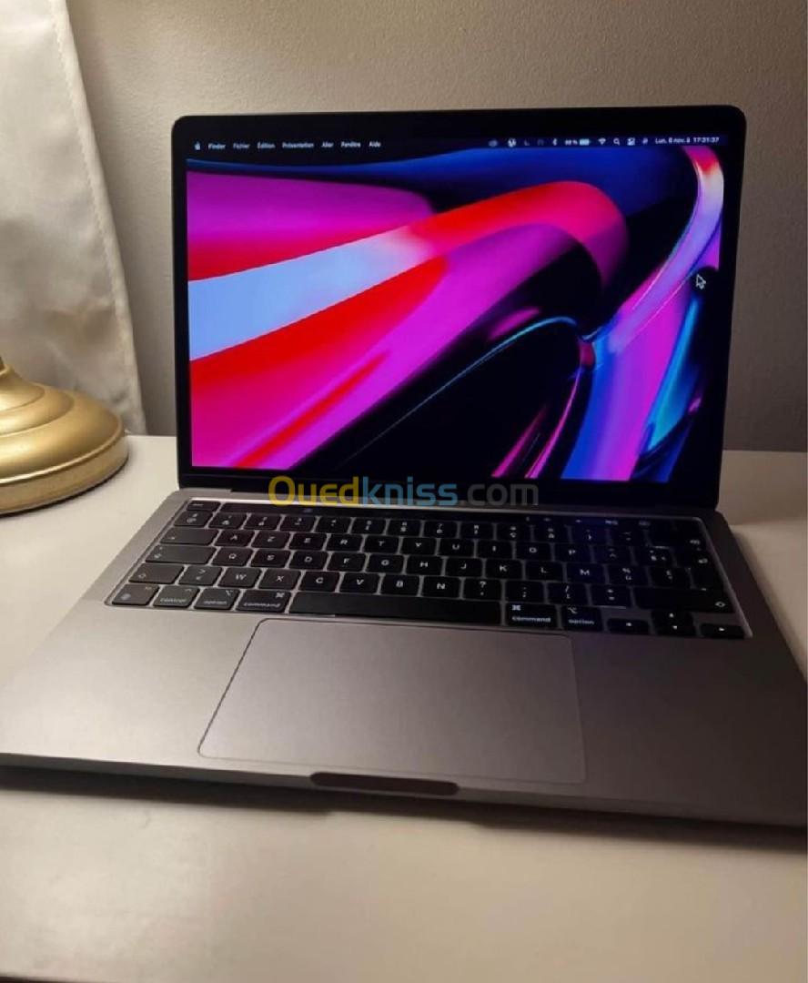 MacBook pro 2020 i5 ram 16 disque dur 512 carte graphique Intel iris 1536 cycle batterie 241libréo