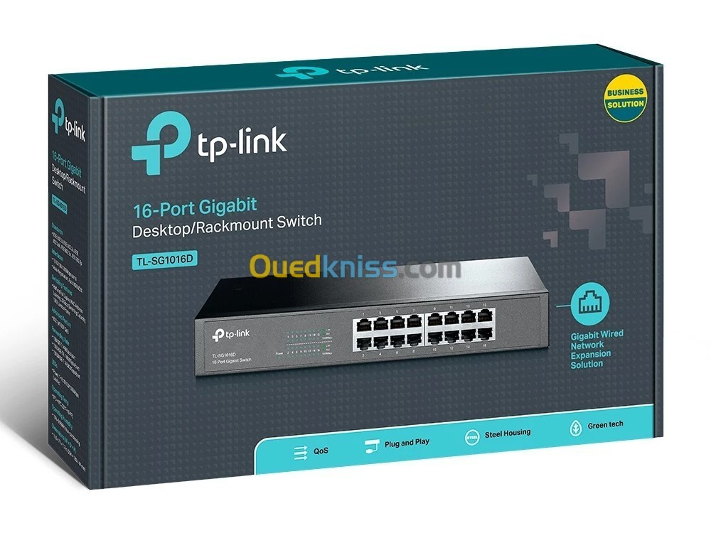 TP-LINK TL-SG1016D - Switch 16 Ports 1000 Mbps - Gigabit