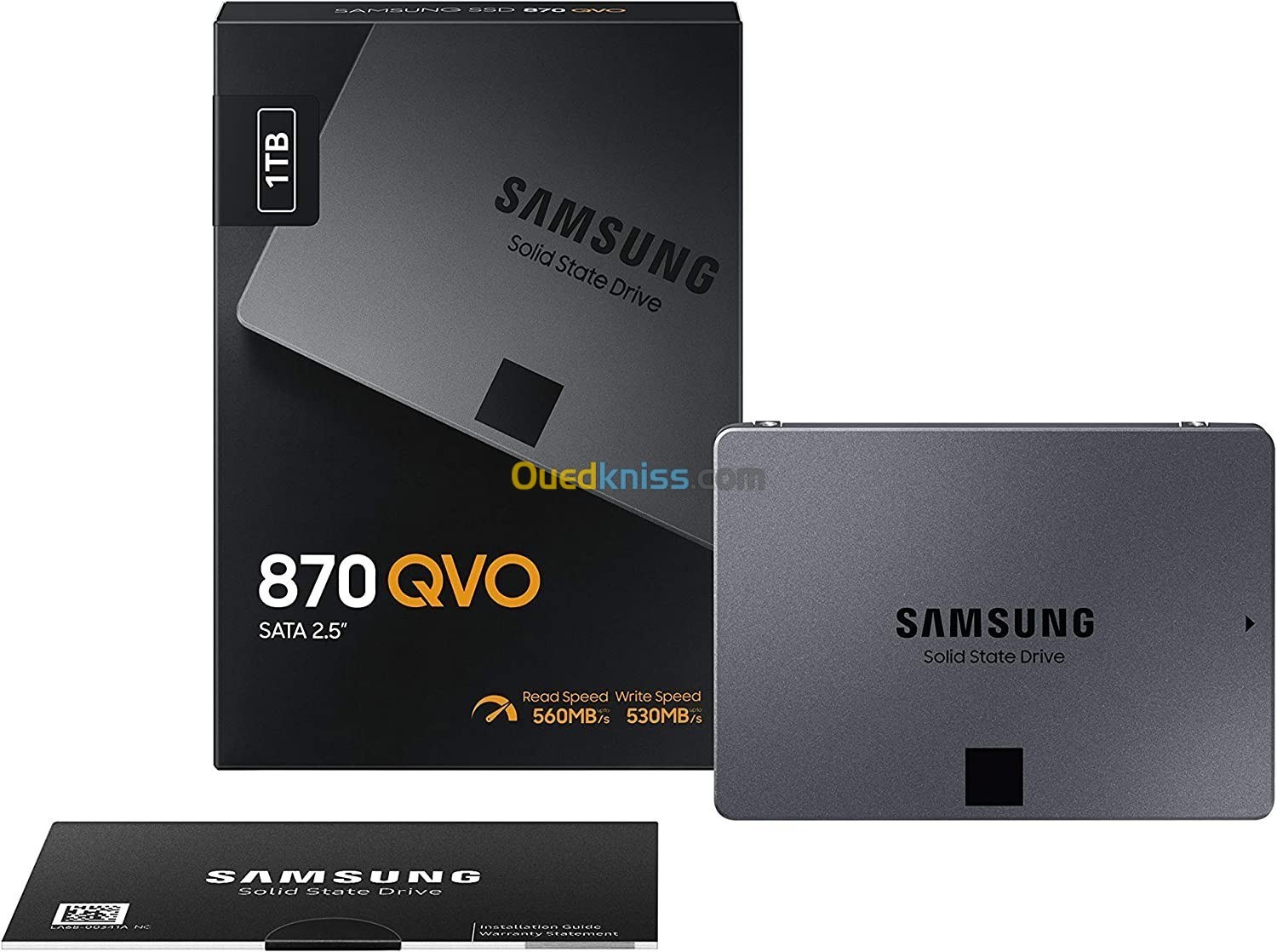 Samsung SSD 870 QVO 1To - Disque Dur SSD Interne - 560 MB/S