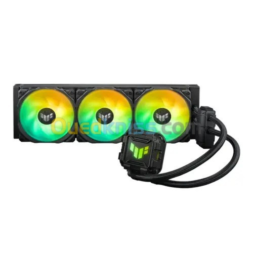 WATERCOOLING ASUS TUF GAMING LC II 360 ARGB - 3 FAN 120 MM - TUBE RENFORCÉ -MULTI SOCKET- AURA SYNC