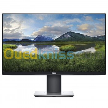 Ecran Dell 24" LED - P2419H - 8 MS - DALLE IPS - PIVOT - DISPLAYPORT - HDMI - HUB USB - NOIR