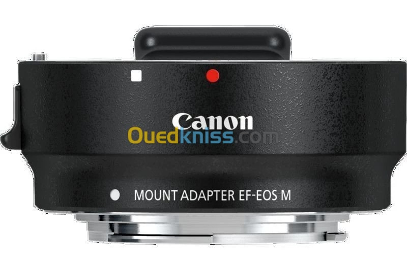 ADAPTATEUR MONTURE CANON EF-EOS M ORIGINAL- À BOÎTIER EOS - POUR EOS M10 M50 M50 Mark II M100 -NOIR