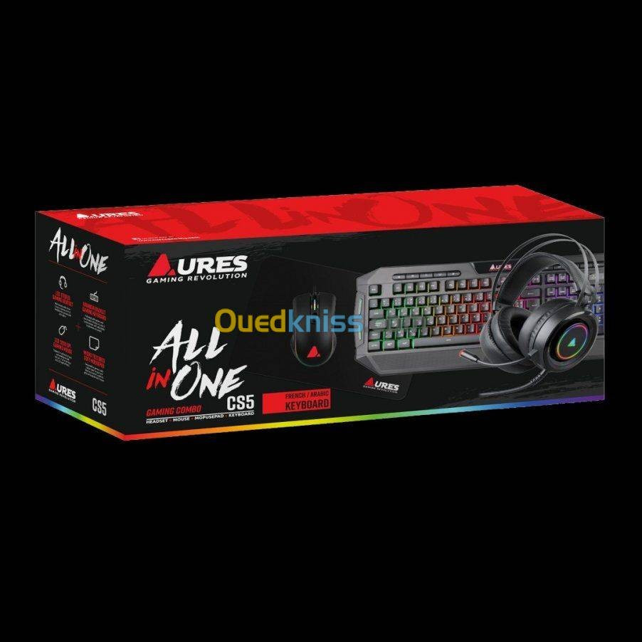 AURES Gaming Combo All In One CS5