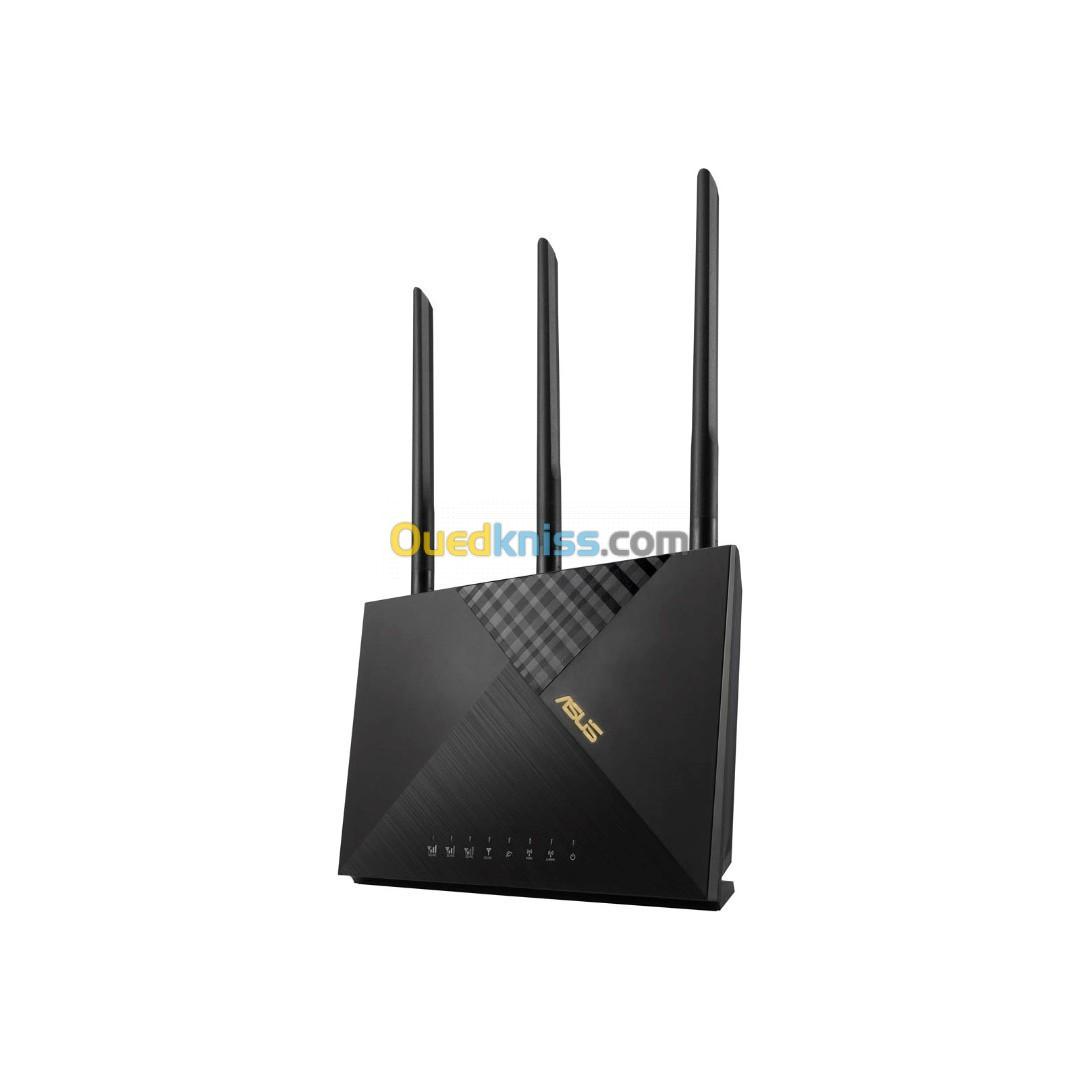 ASUS Routeur 4G-AX56 Cat.6 300 Mbps Double Bande Wi-Fi 6 AX1800 LTE