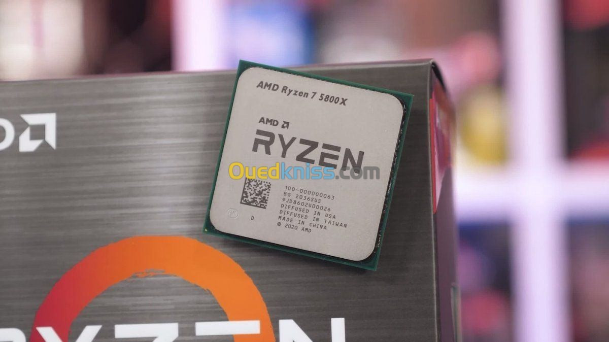 Processeur AMD Ryzen 7 5800X Zen 3 4.7 GHz 8 - Core 16-Threads Socket AM4