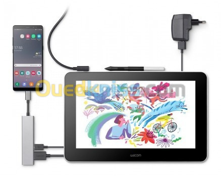 Tablette Graphique WACOM 13 - Ecran Tactile - DTC133W0B -