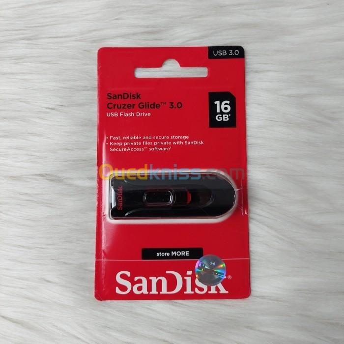 Sandisk 16Go Cruzer Glide Flash Drive Clé USB 3.0