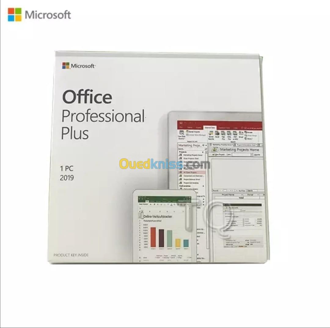 Microsoft Office 2019 Professionnel Plus - 1PC