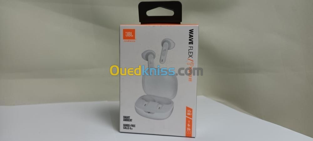 JBL Wave Flex Écouteurs Intra-Auriculaires Sans Fil - Bluetooth 5.2