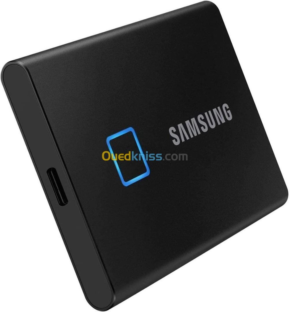 Samsung Portable SSD T7 Touch - 2TB - Externe - USB 3.2 Type C - 1050 Mo/S