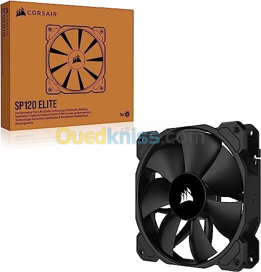 Corsair SP120 Elite Ventilateur De Boîtier Hydraulique PWM 120 Mm Avec Technologie Corsair Airguide