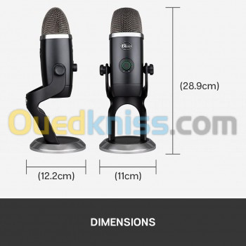 Logitech By Blue Yeti X MICROPHONE USB PROFESSIONNEL POUR LE GAMING, LE STREAMING ET LE PODCASTING