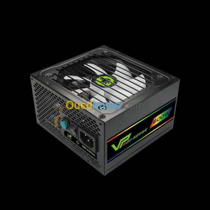 Fonte de alimentação para PC GameMax VP Series VP-600-RGB 600W preta  100V/240V