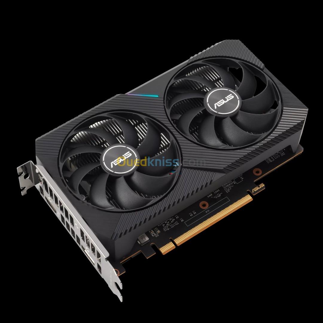 ASUS Radeon RX 6400 DUAL 4G - 4 Go GDDR6 - HDMI/DisplayPort - PCI Express