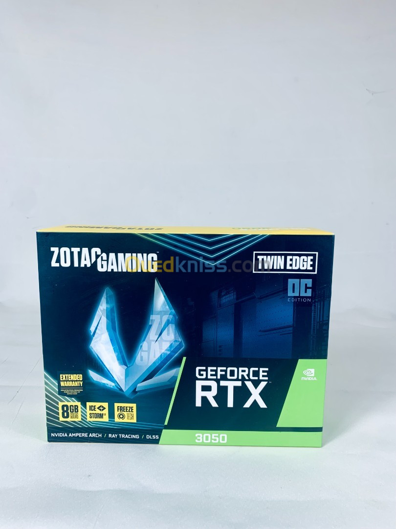 Carte Graphique ZOTAC GeForce RTX 3050 Twin Edge OC LHR 8 Go GDDR6 - HDMI Tri Display Port -