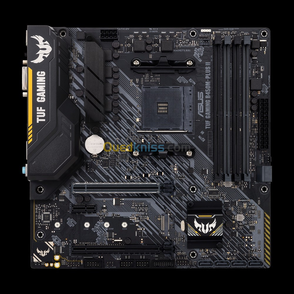 CARTE MÈRE ASUS TUF GAMING B450M-PLUS II MICRO ATX SOCKET AM4 AMD B450 - 2X DDR4