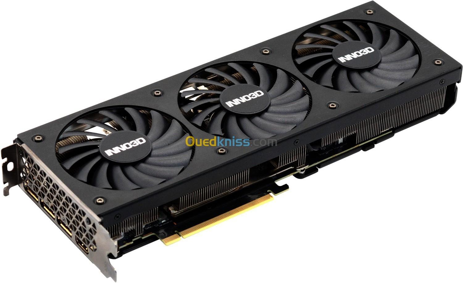 INNO3D GEFORCE RTX3060 Ti GDDR6X X3 OC - 8 Go - GDDR6X - 3xDP - HDMI -