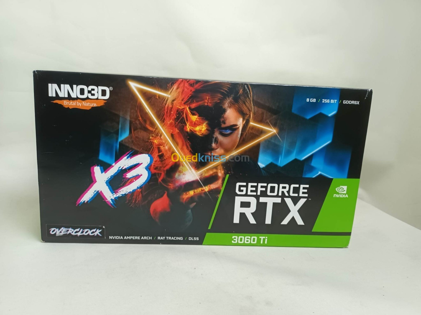 INNO3D GEFORCE RTX3060 Ti GDDR6X X3 OC - 8 Go - GDDR6X - 3xDP - HDMI -