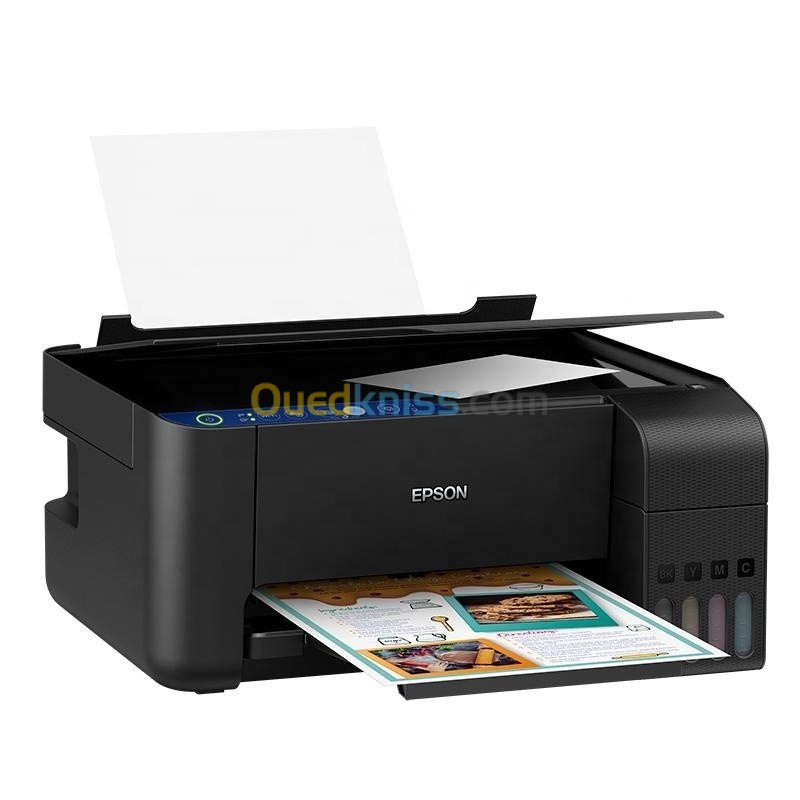 Imprimante Epson EcoTank L3158 Wifi À Réservoir D'encre Couleur Multifonction