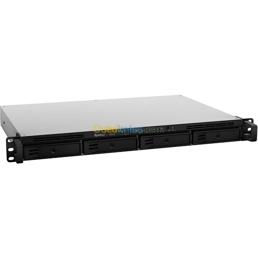 Synology RackStation RS819 Serveur NAS 4 Baies 2.5"/3.5" Format 1U