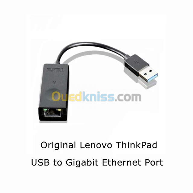 LENOVO THINKPAD ADAPTER USB-C VERS ETHERNET RJ45 - NOIR