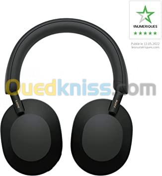 Sony WH-1000XM5 Casque Sans-Fil - Bluetooth 5.2 - Autonomie 30h - Micro Intégré - Capteur Tactile